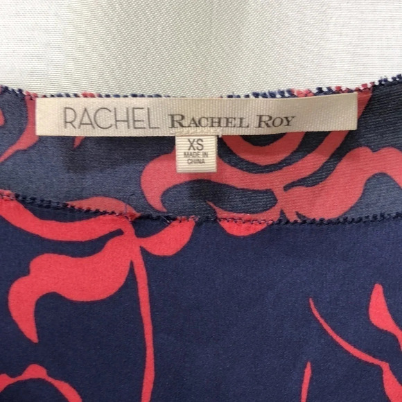 RACHEL Rachel Roy Kimono Sleeve Side Tie Top Size XS - Picture 3 of 4